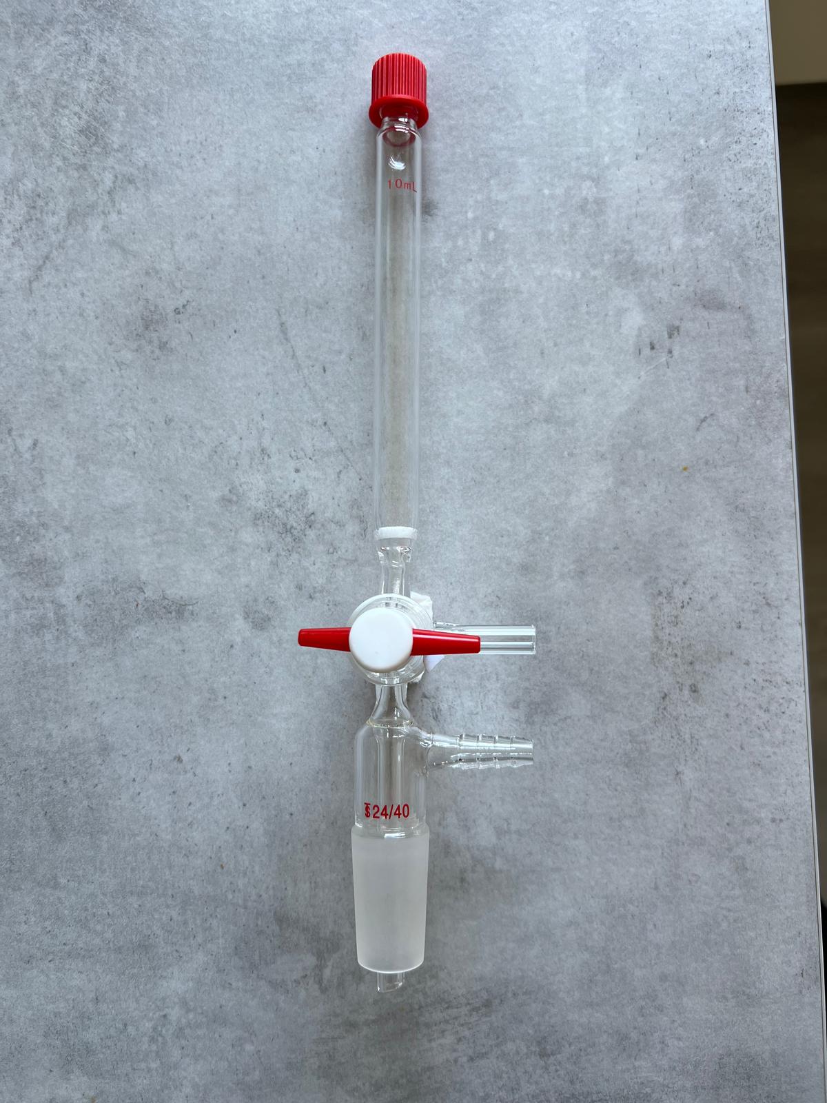 Solid-phase peptide synthesis vessel, capacity