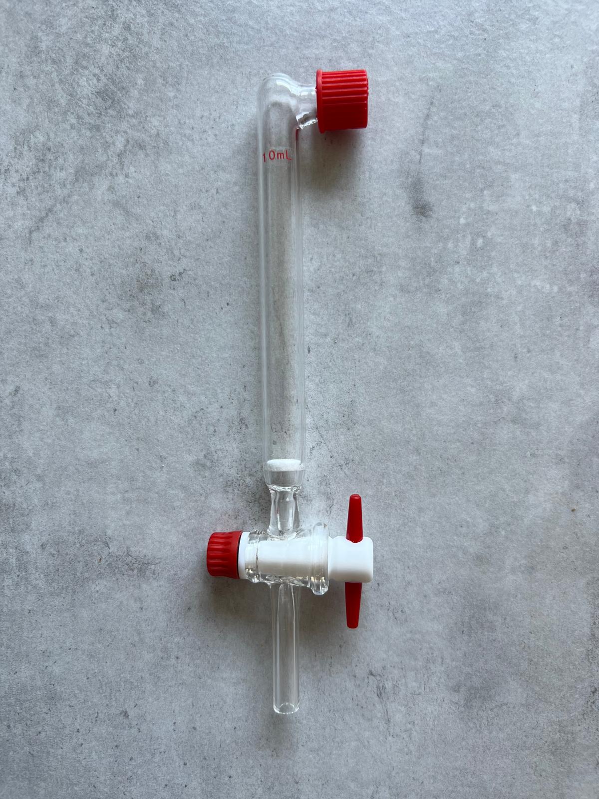 solid-phase peptide synthesis vessle side thread capacity 10ml