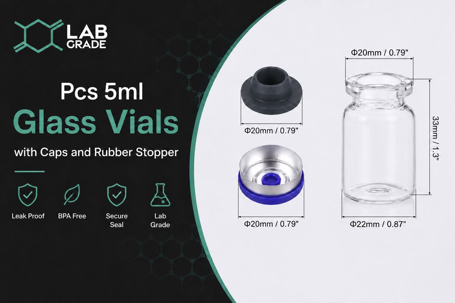 Glass Vials 5ml